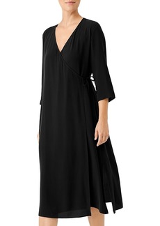 Eileen Fisher Silk Wrap Dress