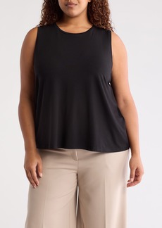 Eileen Fisher Sleeveless Tencel® Lyocell Top in Black at Nordstrom Rack