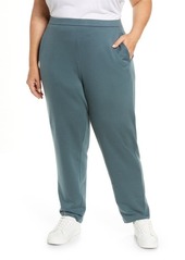 Eileen Fisher Slouch Fleece Ankle Pants in Eucalyptus at Nordstrom