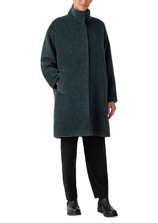 Eileen Fisher Stand Collar Coat