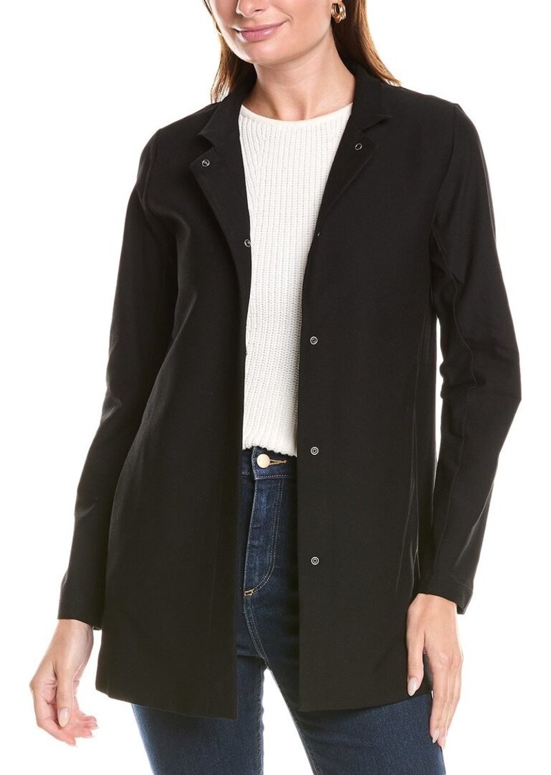 EILEEN FISHER Stand Collar Jacket