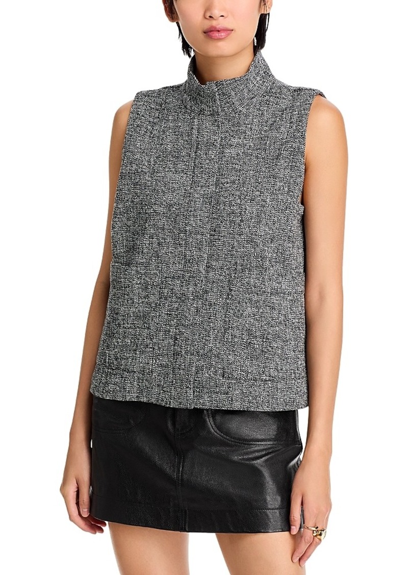 Eileen Fisher Stand Collar Vest