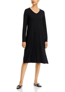 Eileen Fisher Straight V Neck Dress - 100% Exclusive