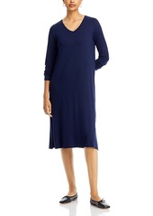Eileen Fisher Straight V Neck Dress - 100% Exclusive