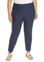 Eileen Fisher Stretch Crepe Ankle Pants in Ocean at Nordstrom