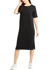 Eileen Fisher System Round-Neck Shift Dress, Regular & Petite Sizes