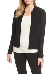 Eileen Fisher Tencel® Jacquard Jacket in Midnight at Nordstrom