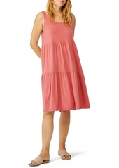 Eileen Fisher Tiered Sundress in Bright Sandstone at Nordstrom