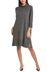 EILEEN FISHER Turtleneck Wool Dress