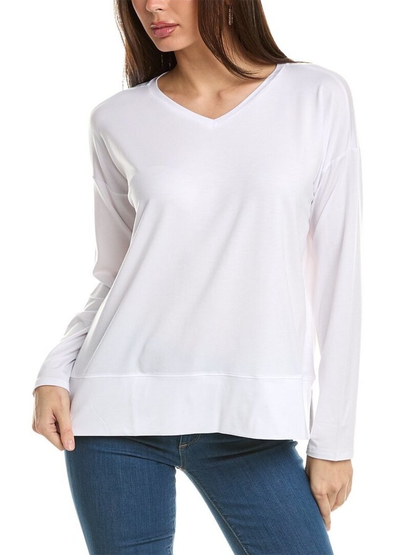 EILEEN FISHER V Neck Box Top