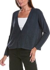 EILEEN FISHER V-Neck Linen-Blend Cardigan