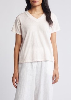 Eileen Fisher V-Neck Organic Cotton T-Shirt