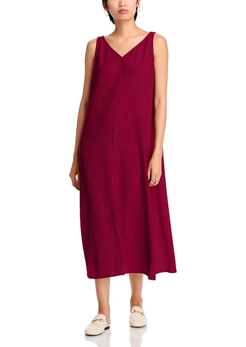 Eileen Fisher V Neck Sleeveless Dress