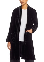 Eileen Fisher Velvet Long Jacket