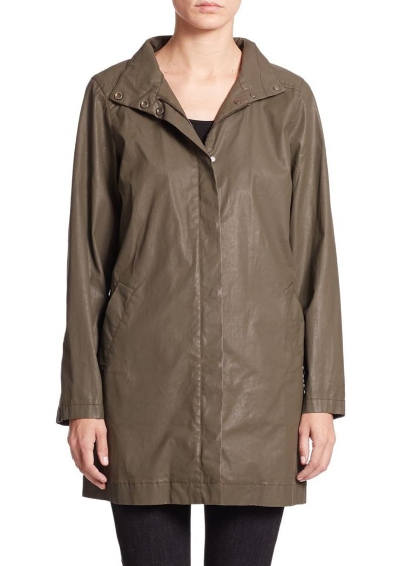 Eileen Fisher Eileen Fisher Wax-Coated Twill Jacket | Outerwear