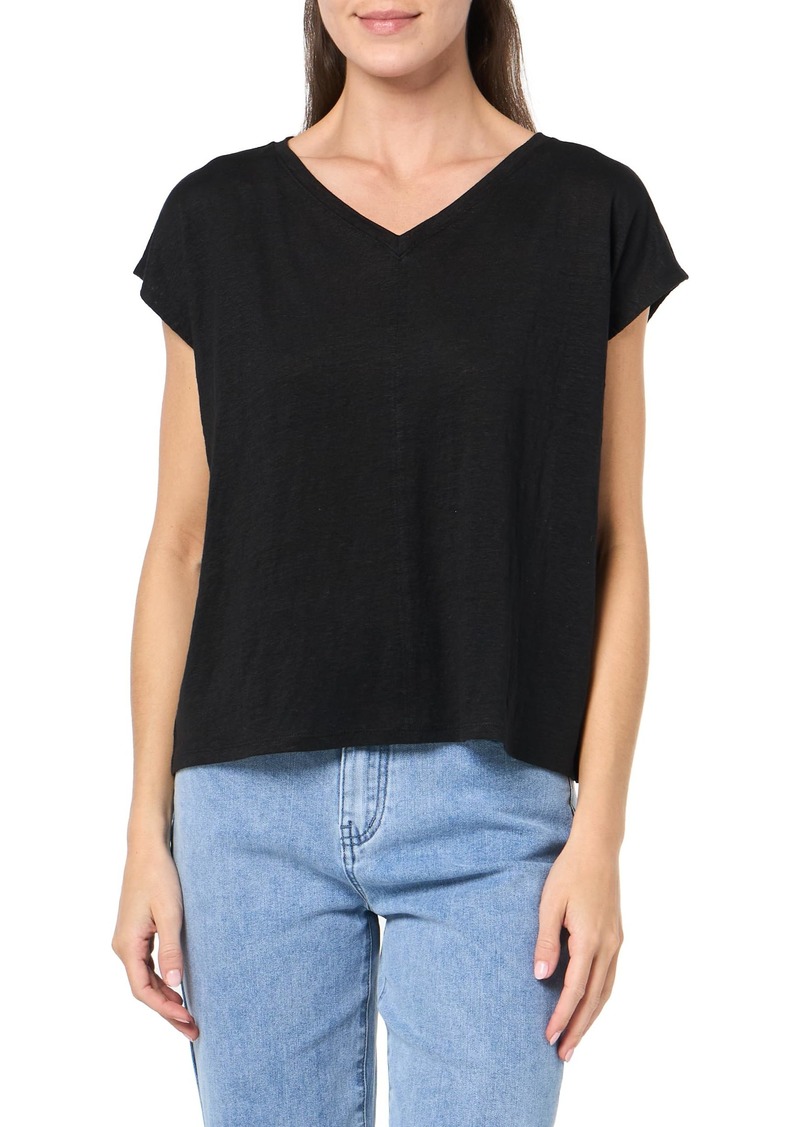 Eileen Fisher Women's V Neck Square Tee