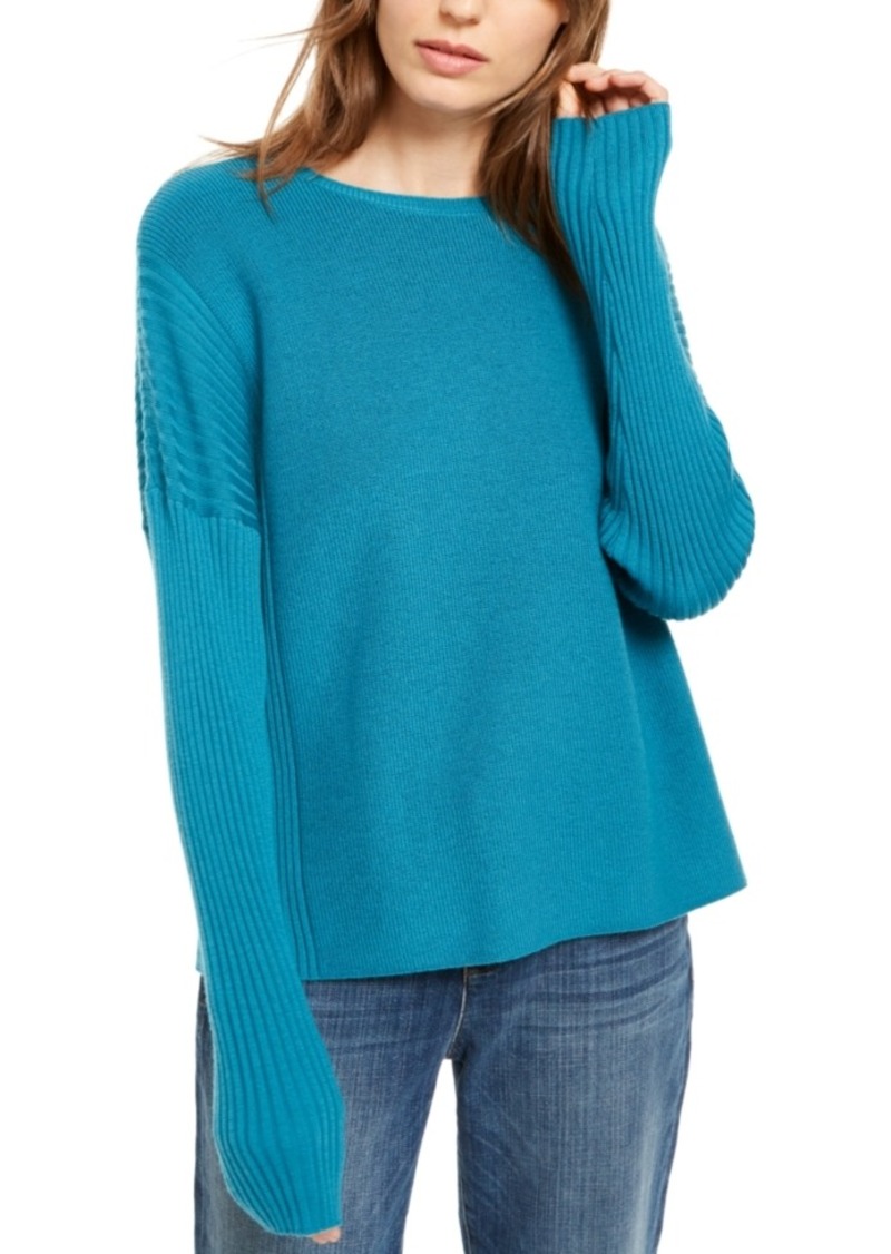 Eileen Fisher Wool Sweater, Regular & Petite- Created for Macy's