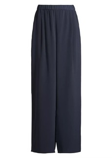 Eileen Fisher High-Rise Pleated Wide Pants
