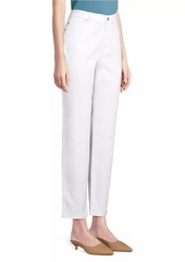 Eileen Fisher High-Rise Straight-Leg Jeans