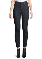 Eileen Fisher High-Waist Organic Cotton Skinny Jeans