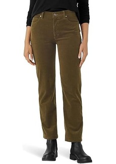 Eileen Fisher High-Waist Straight Ankle Jeans