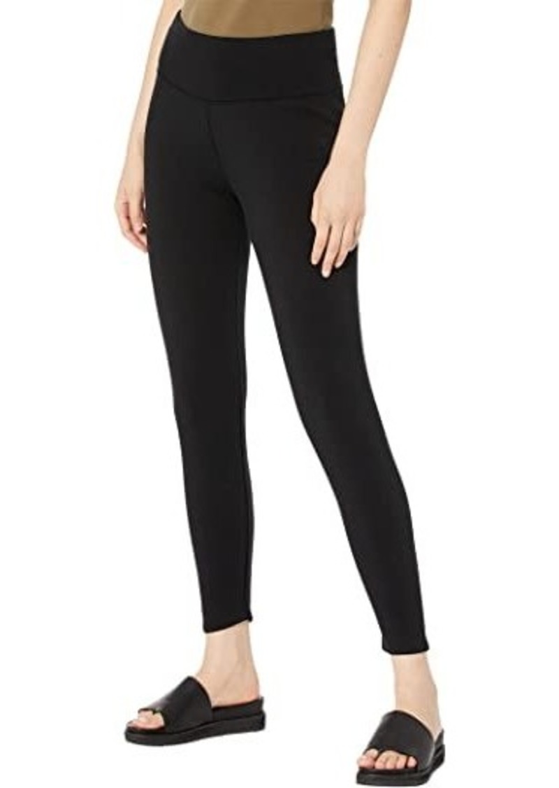 Eileen Fisher High-Waisted Ankle Leggings