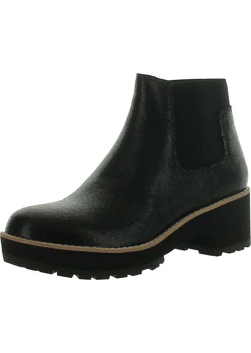 Eileen Fisher JESSA Womens Leather Round toe Chelsea Boots