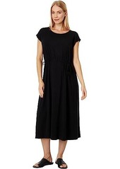 Eileen Fisher Jewel Neck Calf Length Dress