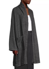 Eileen Fisher Kimono-Inspired Hemp-Cotton Coat