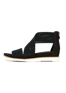 Eileen Fisher Kitts Sandals In Black Stretch