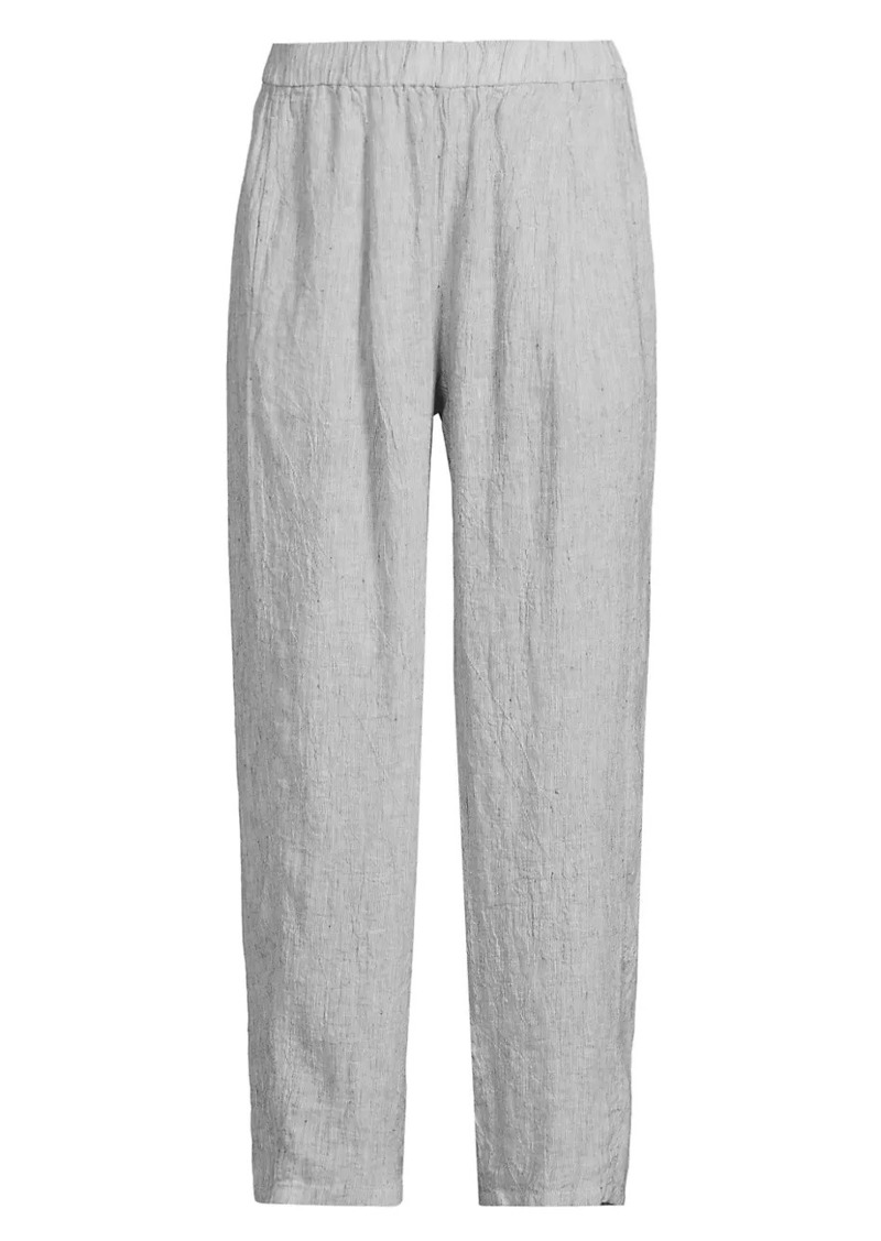Eileen Fisher Lantern Linen Pleated Pants