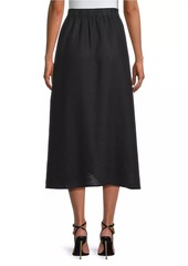 Eileen Fisher Linen Midi Skirt