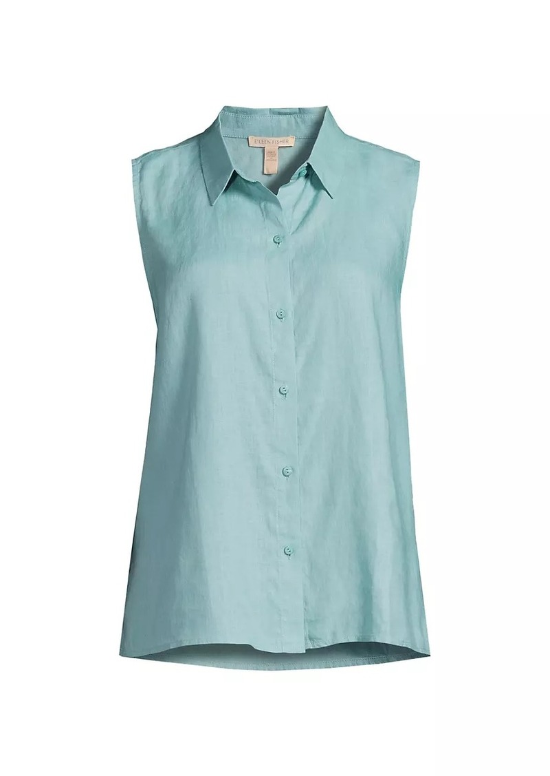 Eileen Fisher Linen Sleeveless Shirt