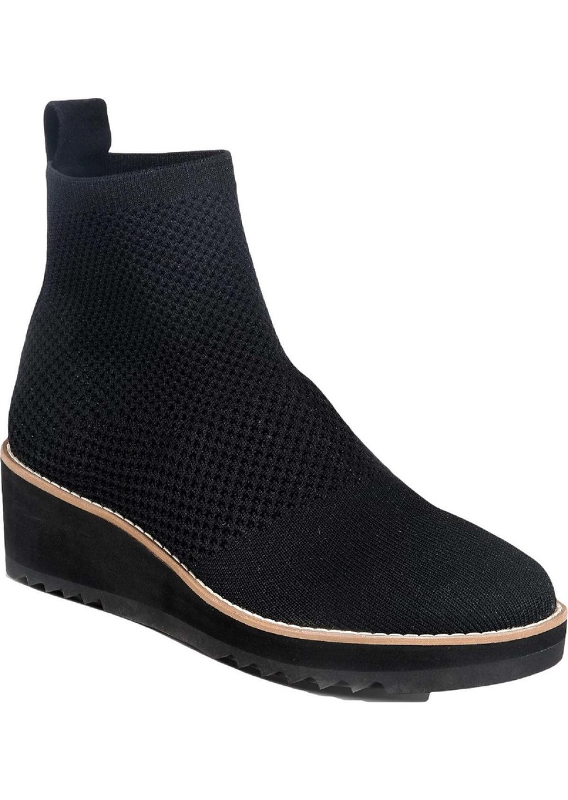 Eileen Fisher London Womens Knit Wedge Ankle Boots