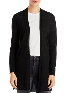 Eileen Fisher Long Cardigan Womens Breathable Solid Cardigan Sweater