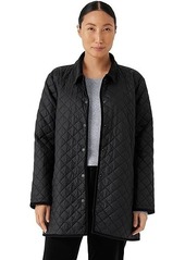 Eileen Fisher Long Quilted Coat