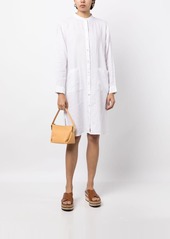 Eileen Fisher long-sleeve linen shirtdress