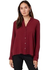 Eileen Fisher Mandarin Collar Shirt