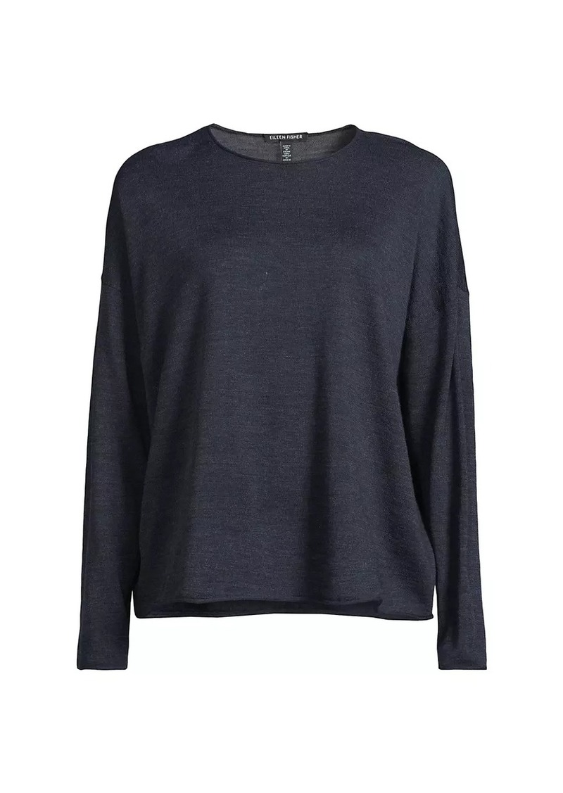 Eileen Fisher Merino Wool Crewneck Sweater