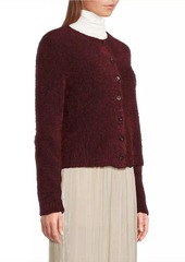 Eileen Fisher Mohair-Wool Knit Cardigan