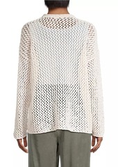 Eileen Fisher Net Cotton Sweater