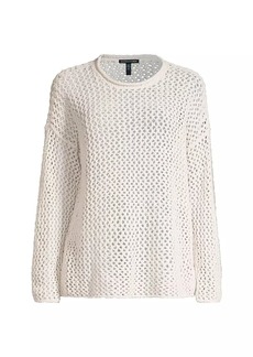 Eileen Fisher Net Cotton Sweater