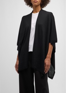 Eileen Fisher Open-Front Jersey Shawl 