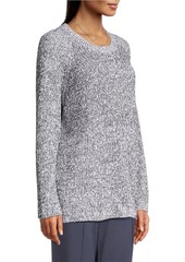 Eileen Fisher Oversized Cotton Crewneck Sweater