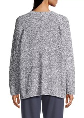 Eileen Fisher Oversized Cotton Crewneck Sweater