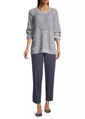 Eileen Fisher Oversized Cotton Crewneck Sweater