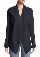 Eileen Fisher Petite Angle-Front Silky Tencel Cardigan