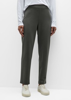 Eileen Fisher Petite Cropped Tapered Flex Ponte Pants
