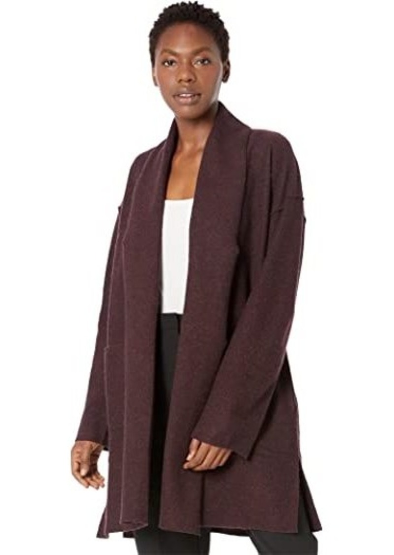 Eileen Fisher Petite High Collar Coat