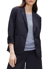 Eileen Fisher Notch Collar Jacket in Ink at Nordstrom
